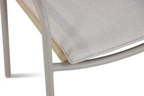 Tuinset 4 personen 180 cm Aluminium/Rope Taupe Coco Penya/Milou