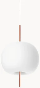 Dimbare hanglamp Kushi, mondgeblazen