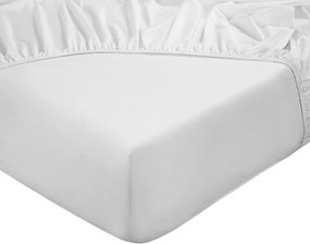 Hoeslaken Home - 100% natuurlijk katoen - 90x200 - wit
