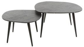 Salontafel Set Van 2 Rock Organisch - 85 X 79cm.