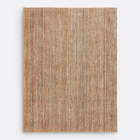 Rechthoekig vloerkleed in jute, Aftas