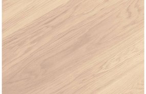 Goossens Excellent Salontafel Ferris rond, hout eiken wit, elegant chic, 70 x 33 x 70 cm