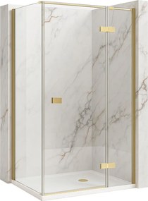 Douchecabine Rea Atlas 90x80 Brush Gold
