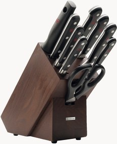 Messenblok Classic van essenhout, set van 9