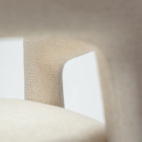 Dan-Form Splendor Beige Eetkamerstoel Volledig Gestoffeerd