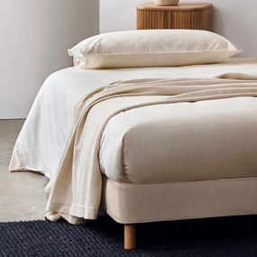 Kave Home Ofelia Beige Boxspring Zonder Matras 90 X 200 Cm