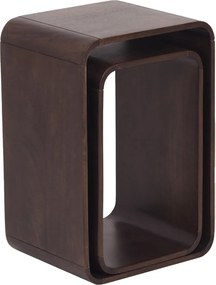 Retro Bijzettafel Set - 37.5 X 30cm.