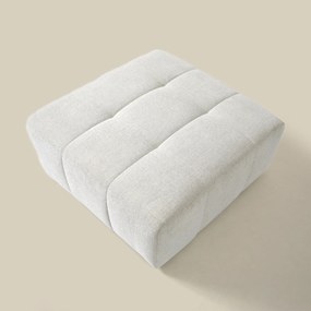 PEPP Interiors Wave Hocker Met Stiksels Ivoor