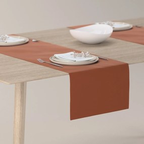 Dekoria Rechthoekige tafelloper, bruin-caramel, 40 x 130 cm