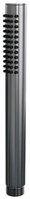 Brauer Stripe thermostatische badkraan met wandhouder en staafhanddouche gunmetal geborsteld PVD