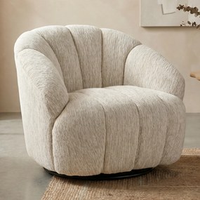 Schelpvormig Fauteuil Beige