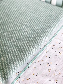 Klippan - Ledikantdeken Wol Mint Duck Egg Velvet - Groen