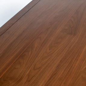 Design Eettafel Walnoot 160x90 Cm - 160 X 90cm.