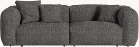 Modulaire bouclé bank Martina (3-zits), B 244 cm