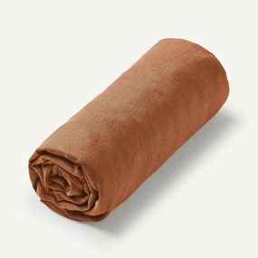 Hoeslaken in gewassen linnen, Elina voor dikke matras