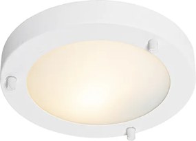 Moderne plafonnière wit 18 cm IP44 - Yuma