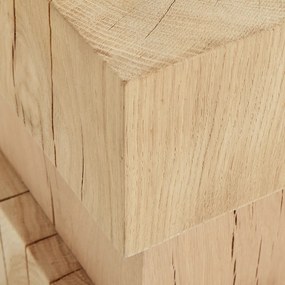 Massief eiken bijzettafel, MERLUX