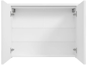 Fontana Basic spiegelkast 80cm met 2 deuren wit mat