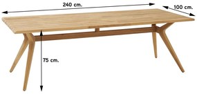 4 Seasons Sempre/Belair tuinset - 240x100 cm. - 7-delig