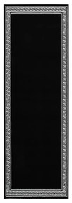 vidaXL Tapijtloper 100x350 cm BCF zwart met motief