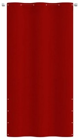 vidaXL Balkonscherm 120x240 cm oxford stof rood