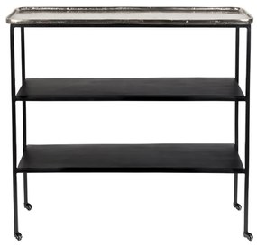 Zuiver Gusto Zilveren Trolley - 80 X 26cm.