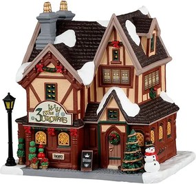 Lemax - 'The 3 Crowns Inn' - Verlicht gebouw - Exclusief adapter (werkt ook op batterijen)