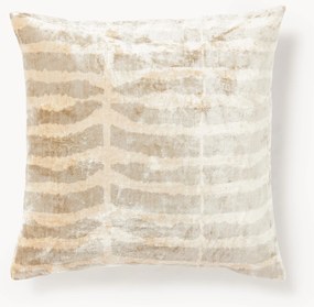 Viscose kussenhoes Dejan met ingeweven jacquard patroon
