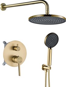 Inbouw regendoucheset Rea Foster Brush Gold + BOX
