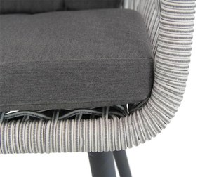 Tuinset 4 personen 180 cm Rope Wit Lifestyle Garden Furniture Western/Sophia