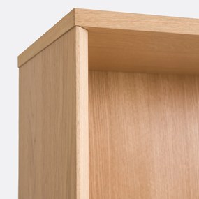 Boekenkast met 3 nissen en 3 deuren, Norrem