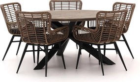 Diningset Intenso | 5 personen | Tuinset teakhout | 6-delig | Kees Smit Tuinmeubelen