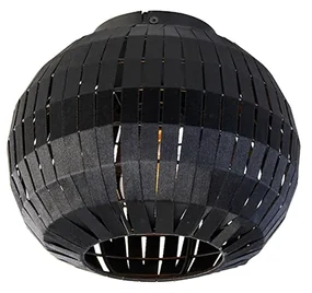 Moderne plafondlamp zwart 26 cm - Zoë Modern E27 rond Binnenverlichting Lamp