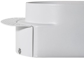 Set van 6 Afgeronde inbouwspot wit GU10 50mm 2-lichts - Hubs GU10 Binnenverlichting Lamp
