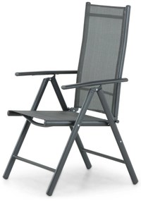 Domani Furniture Manu Standenstoel Aluminium/textileen Grijs