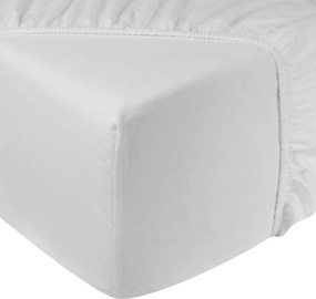 Hoeslaken flanel - 100% katoen - 180x200 - wit