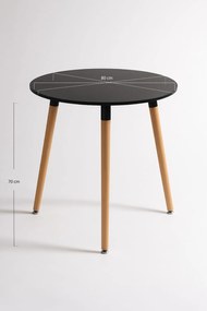 Tower Tafel Rond 80 cm