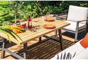 Garden Impressions Lissabon lounge dining set 5-delig stoel-bank - valley sand