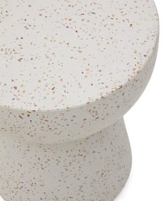 Kave Home Pada Terrazzo Bijzettafel Rond - 40 X 40cm.