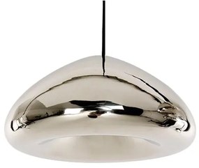 Hangende Glazen Spiegel Plafondlamp APP322-1CP Zilver