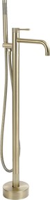 Vloeren  badmengkraan Rea Venti Brush Gold