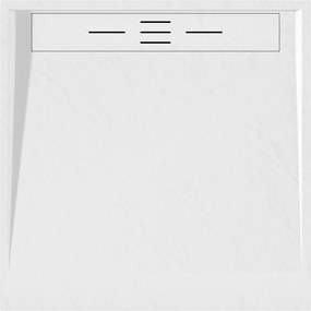 Mexen Amon vierkante douchebak SMC 100 x 100 cm, wit - 4F101010