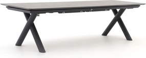 Tuin eettafel Bellagio  | Rechthoekig  | Tuintafel Sintered stone | 400x100cm | 10 personen | Uitschuifbaar | Kees Smit Tuinmeubelen