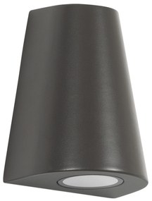 Cone Muurlamp Antraciet met Lichtsensor LED