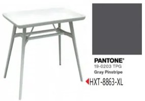 Rechthoekige Eettafel 135x80 Cm Scand Grijs – Grafiet - Sklum