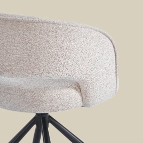 Eetkamerstoel Met Open Rugdetail Beige