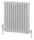 Eastbrook Rivassa 3 koloms radiator 55x60cm staal 979W wit glans