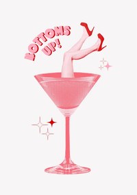 Ilustratie Bottoms up!, Athene Fritsch