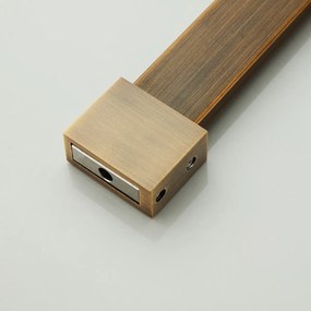 Saniclear Modern klemmen + stabilisatiestang 100cm verouderd messing