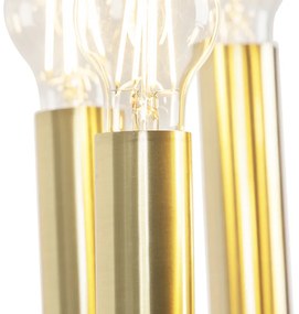 Vintage vloerlamp goud 12-lichts -Tubi Art Deco E27 Binnenverlichting Lamp